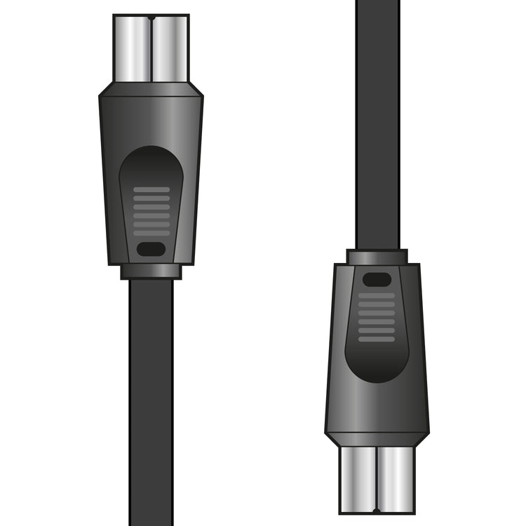 AV Link 75 Ohms RG6 Coaxial Plug to Plug Lead