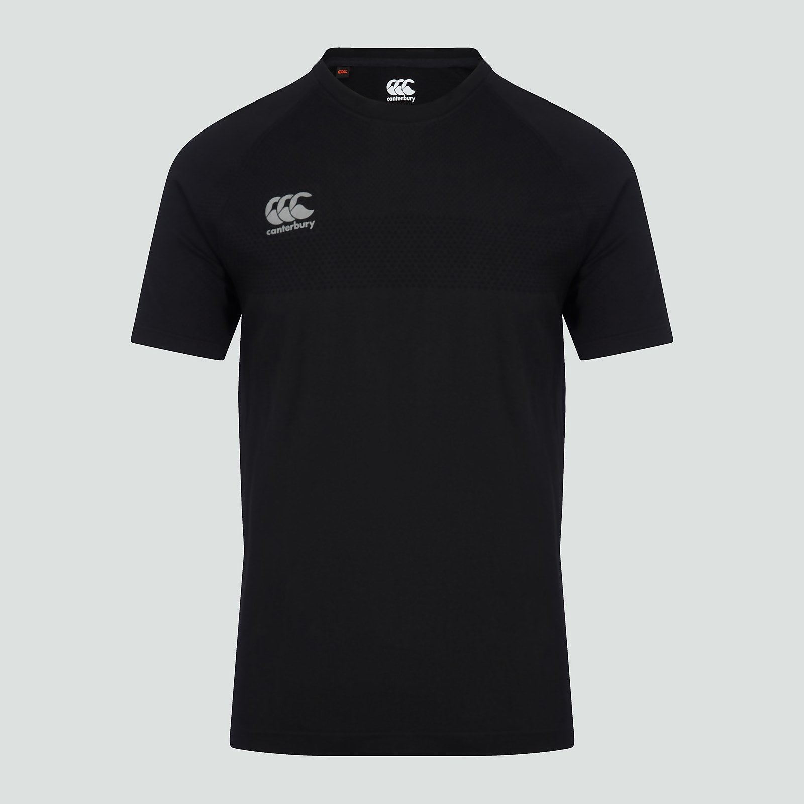 CANTERBURY SEAMLESS TEE - BLACK/GREY
