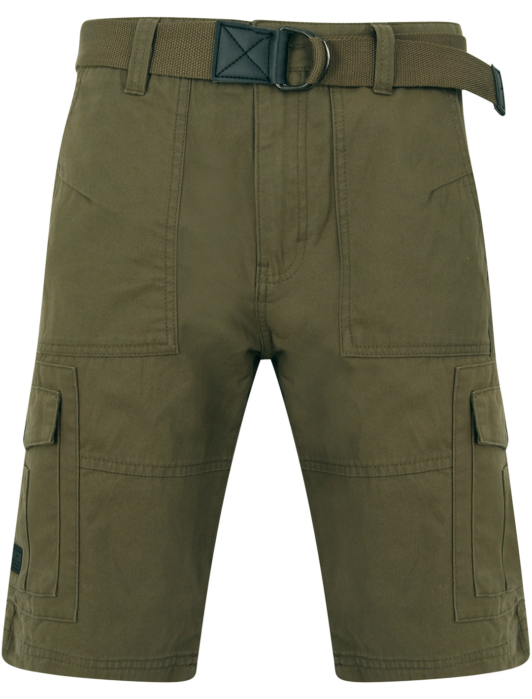 DNM DISSIDENT 'PUCAN' COTTON TWILL CARGO SHORTS WITH BELT