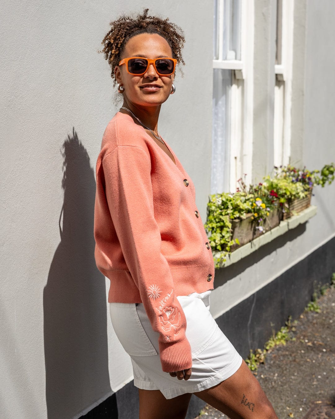 SALTROCK 'OGDEN' WOMENS LONGLINE CHINO SHORT