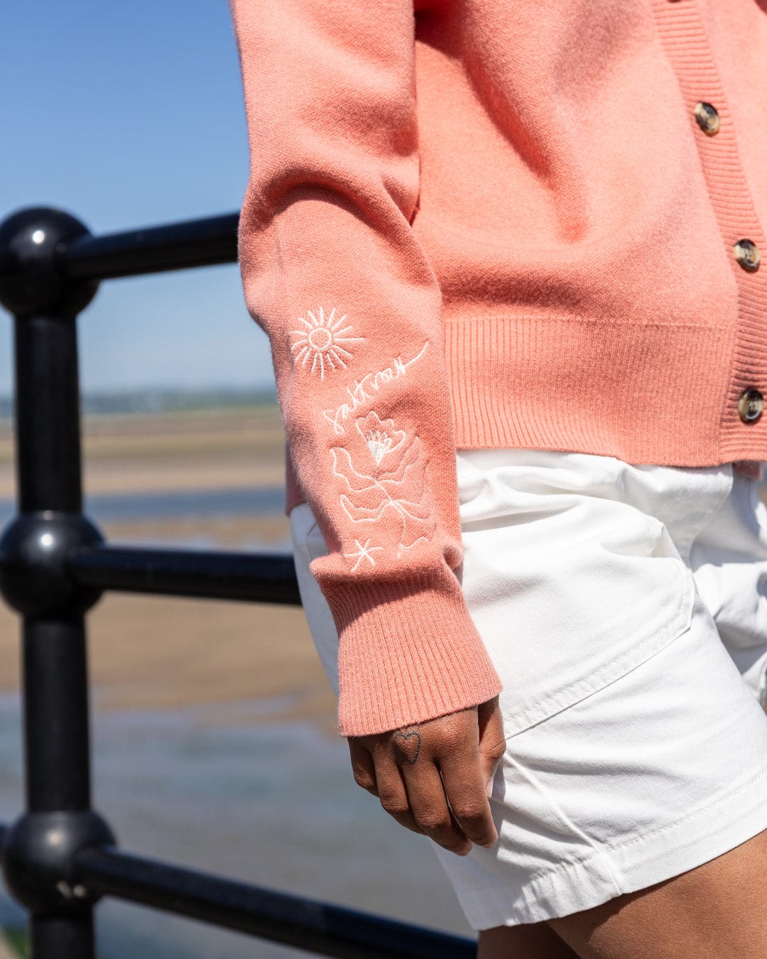 SALTROCK 'OGDEN' WOMENS LONGLINE CHINO SHORT