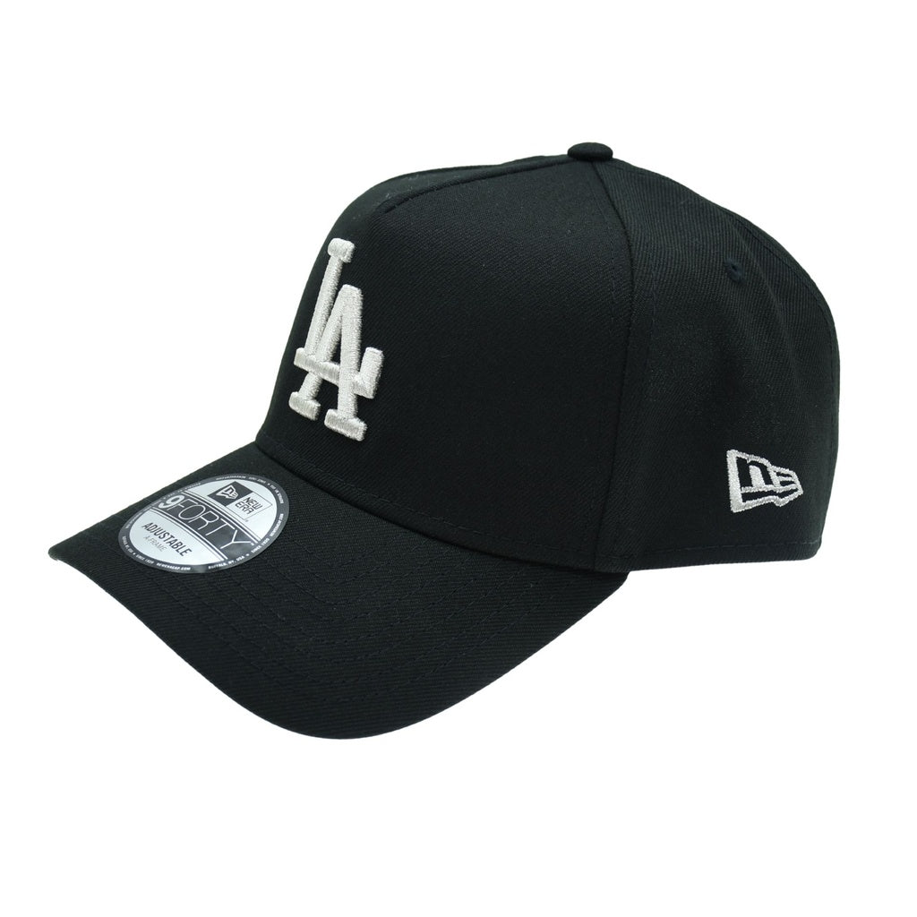 New Era 9FORTY LA Dodgers Cap - Black / Silver