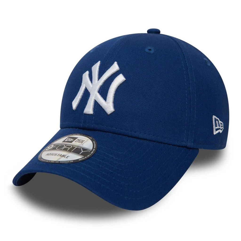 New Era 9FORTY Yankees Cap - Royal Blue / White