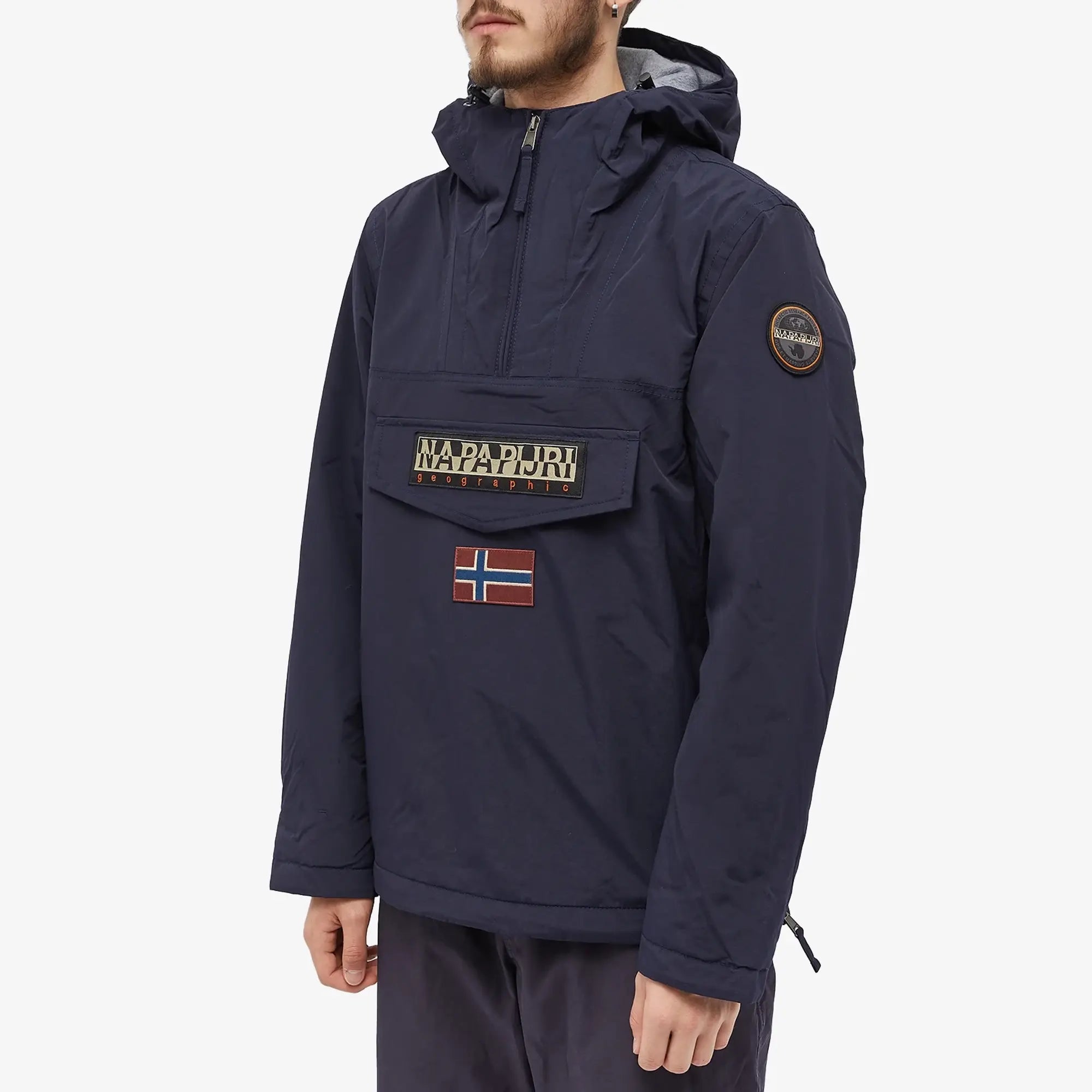 NAPAPIJRI RAINFOREST WINTER 3 MENS JACKET - BLU MARINE