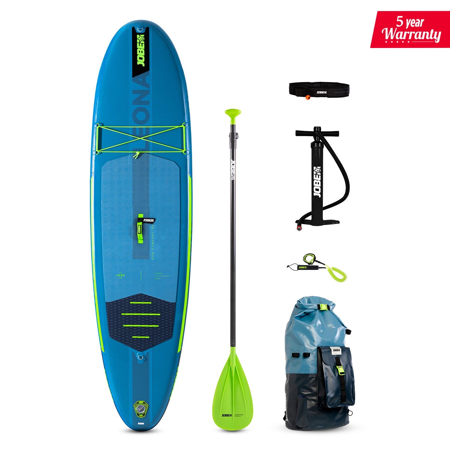 JOBE LEONA 10.6 INFLATABLE PADDLE BOARD PACKAGE