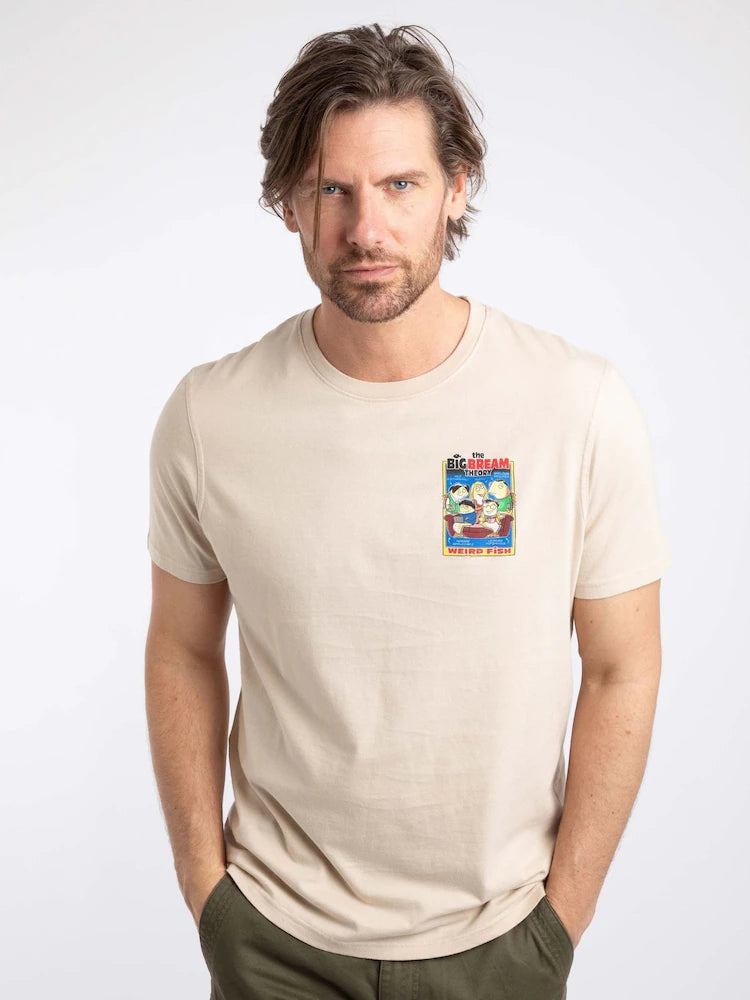 Weird Fish Big Bream Theory Back Print Artist T-Shirt - String