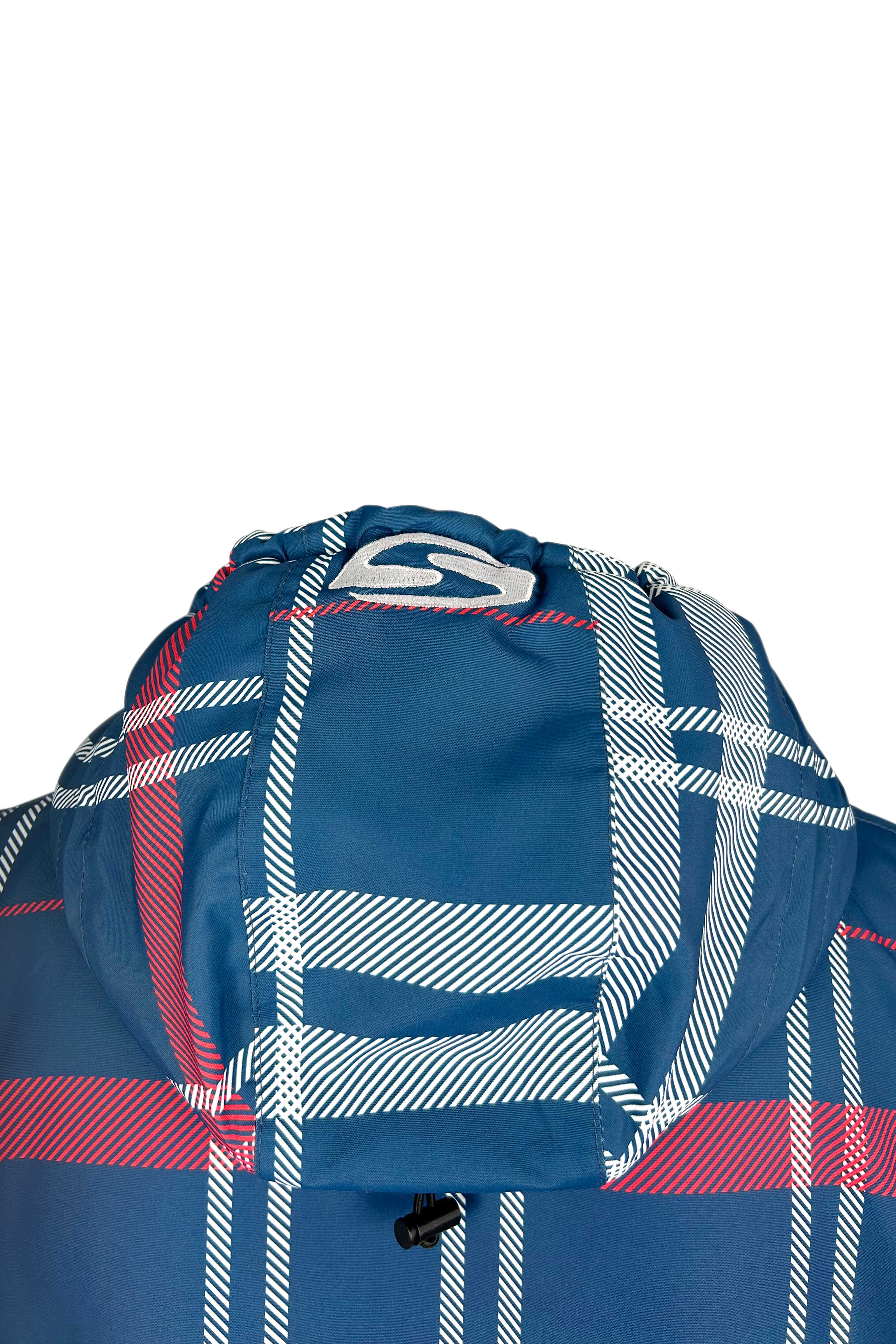 SOLA WATERPROOF CHANGING ROBE - NAVY CHECK