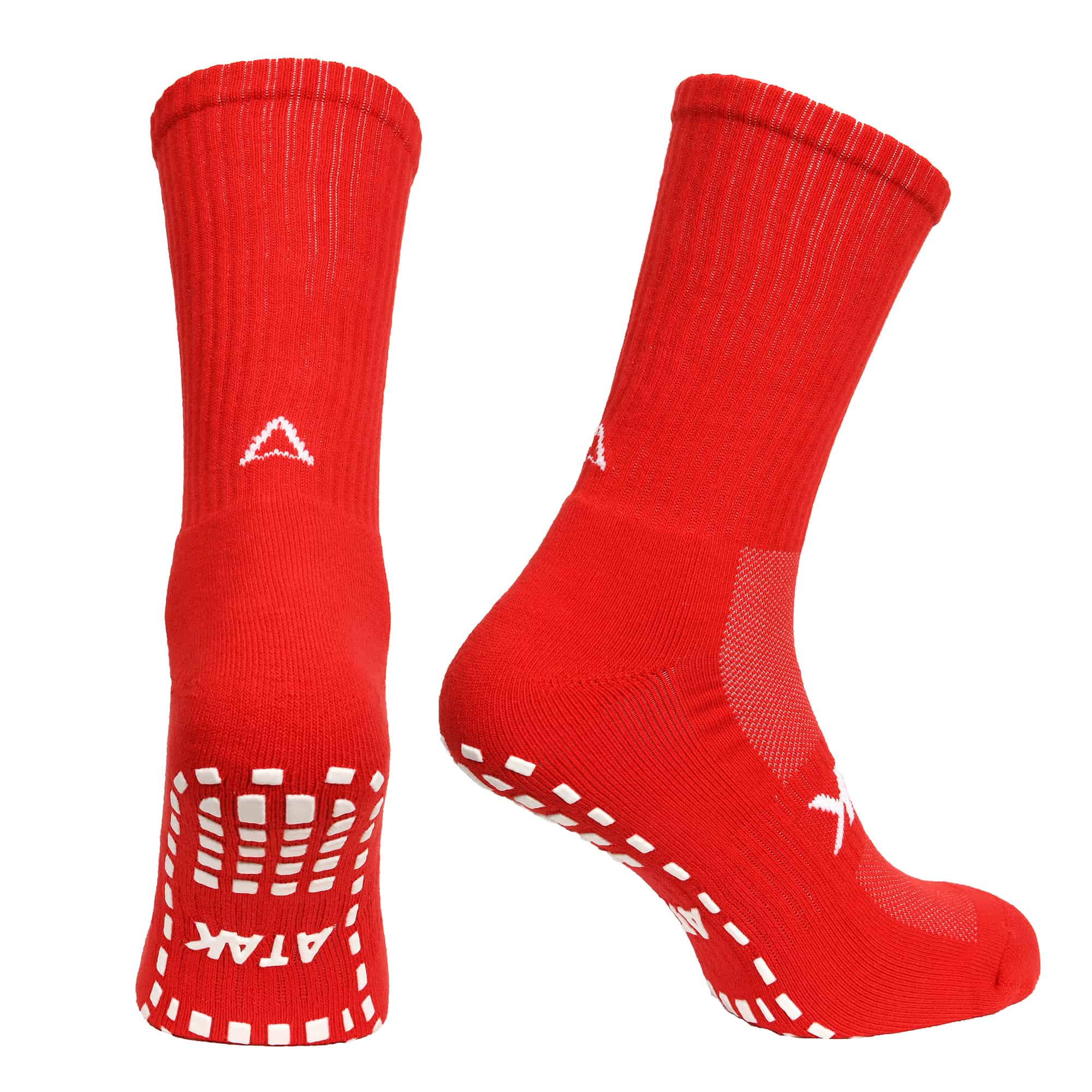 ATAK SHOX GRIP MIDLEG SOCKS - RED
