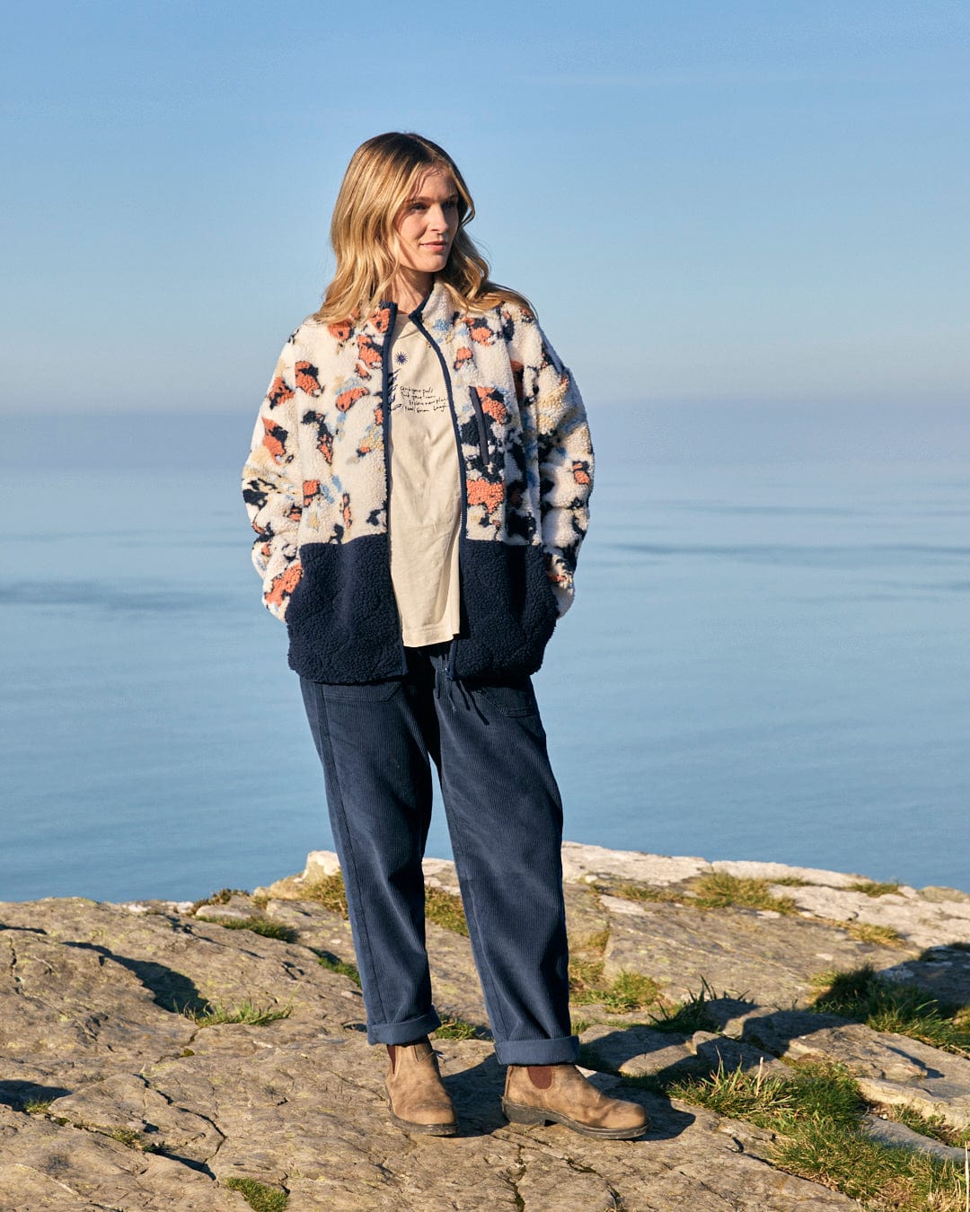 SALTROCK FOLIE WOMENS ZIP FLEECE