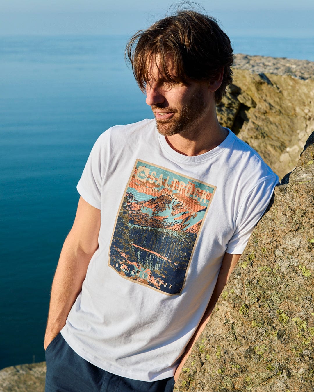 SALTROCK NATIONAL PARK T-SHIRT - WHITE