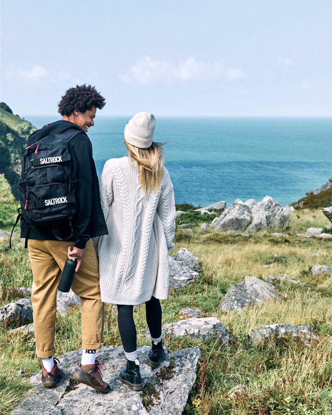 SALTROCK SKATEPACK PRO 2IN1 BACKPACK - BLACK