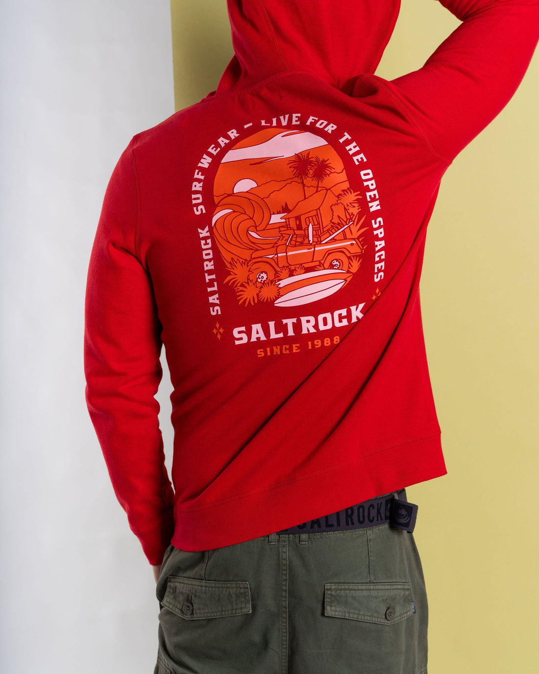 SALTROCK 'ATLANTIC ADVENTURE' MEN'S ZIP HOODIE