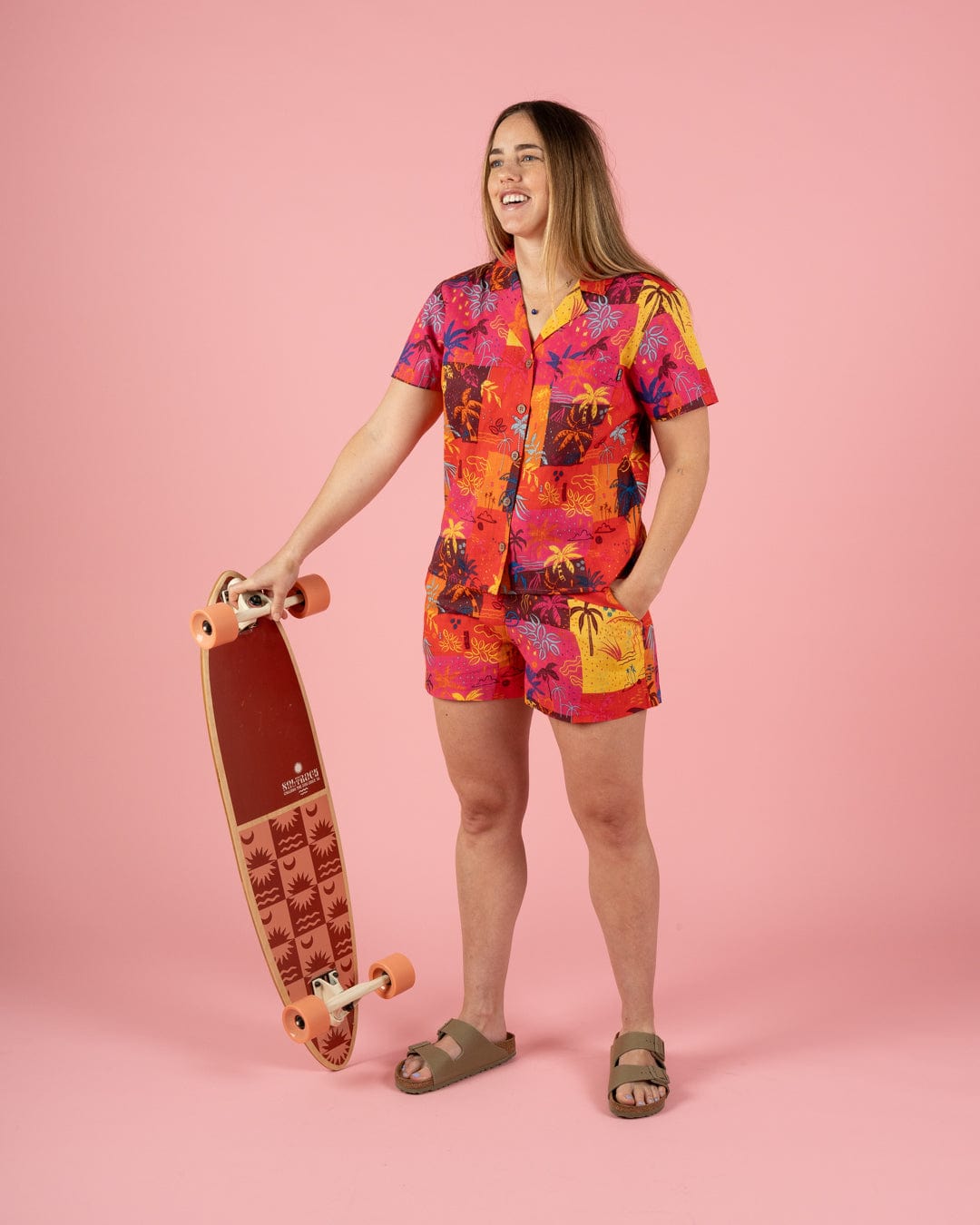 SALTROCK 'PALM BLOCK' WOMENS SHORTS