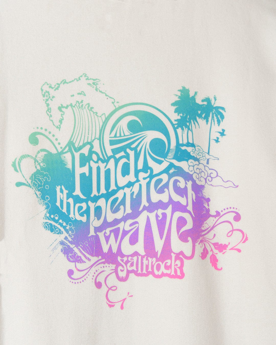 SALTROCK 'FIND THE PERFECT WAVE' WOMENS SWEAT - WHITE