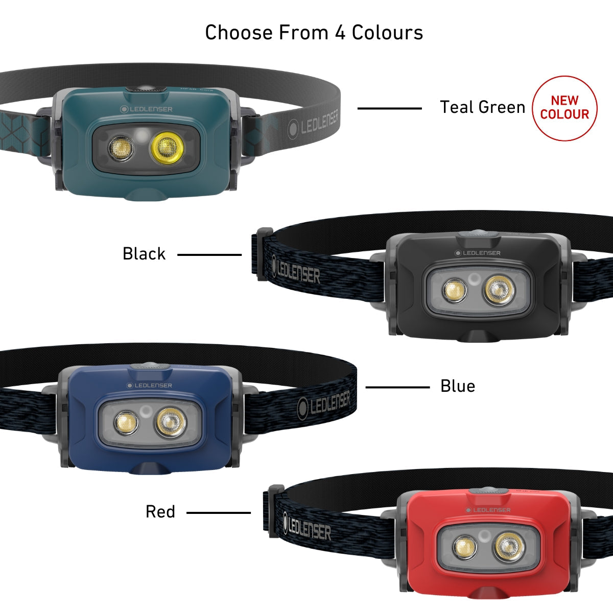 LEDLENSER HF4R CORE RECHARGEABLE HEAD TORCH - 500lm