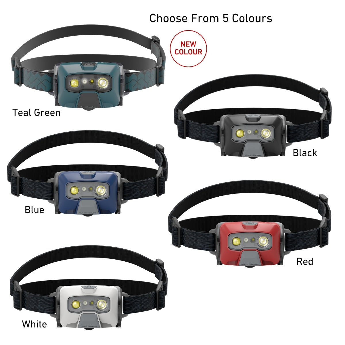 LEDLENSER HF6R CORE RECHARGEABLE HEAD TORCH - 800lm