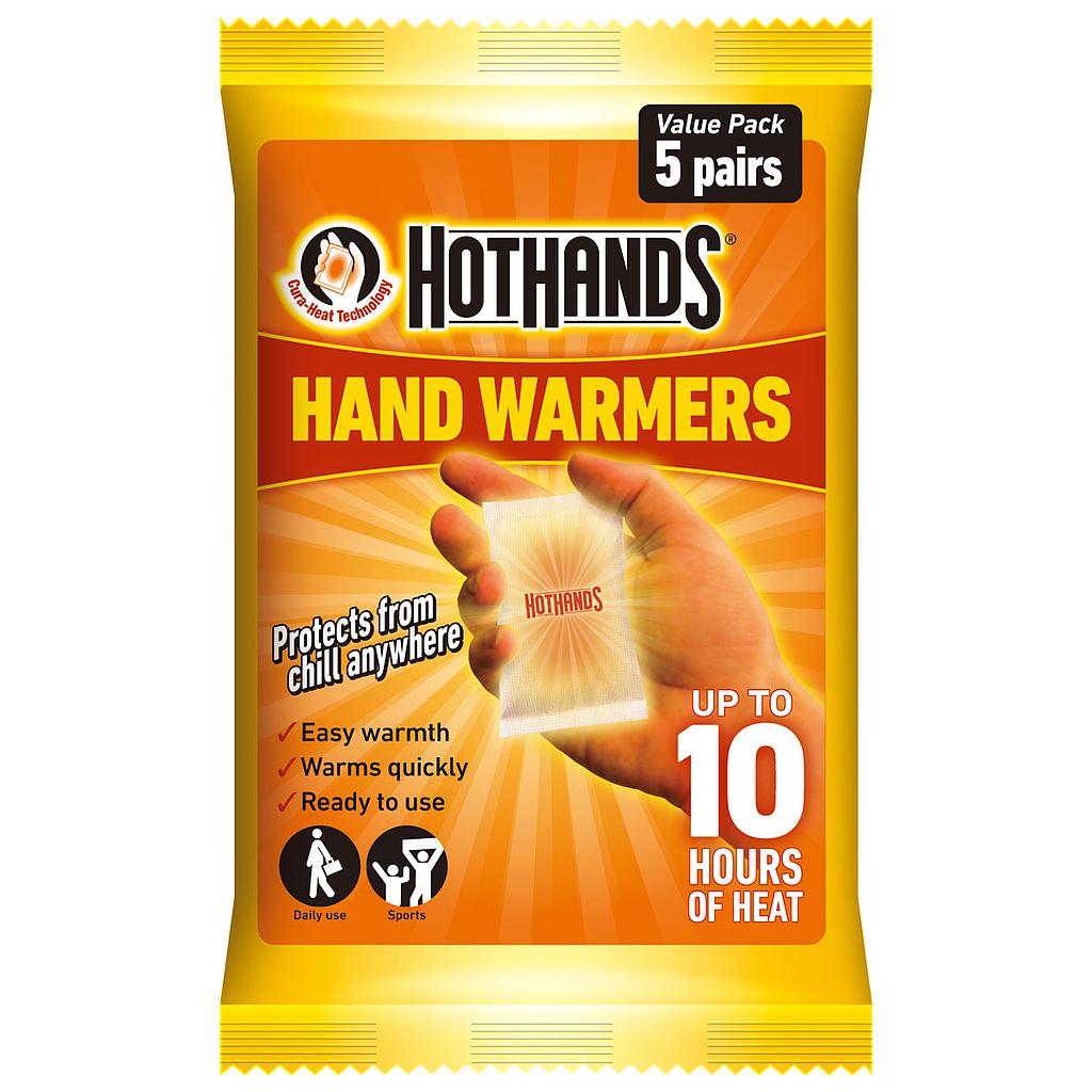 HOTHANDS HAND WARMERS (PACK OF 5)