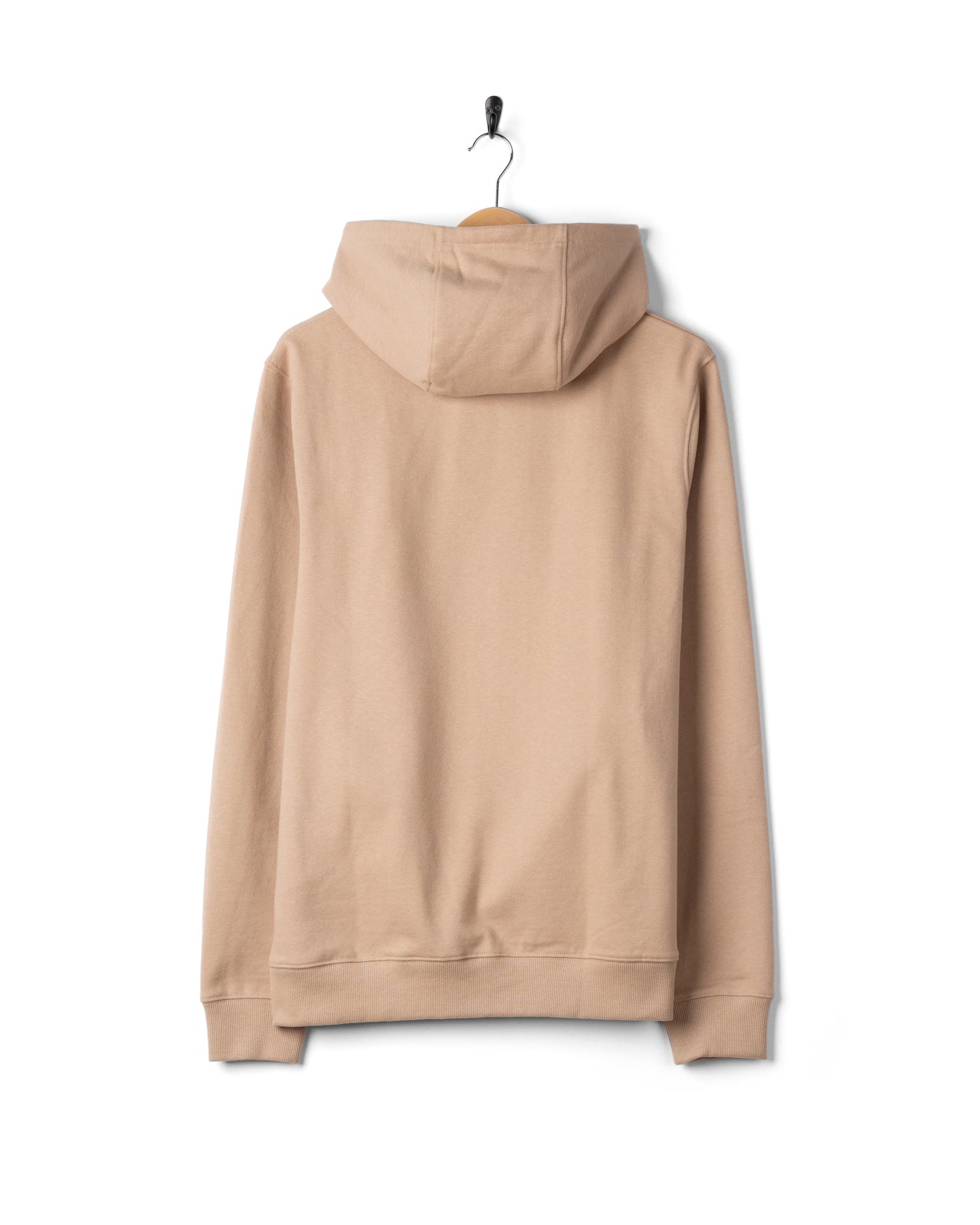 Saltrock Trail Slogan - Mens Pop Hoodie - Beige