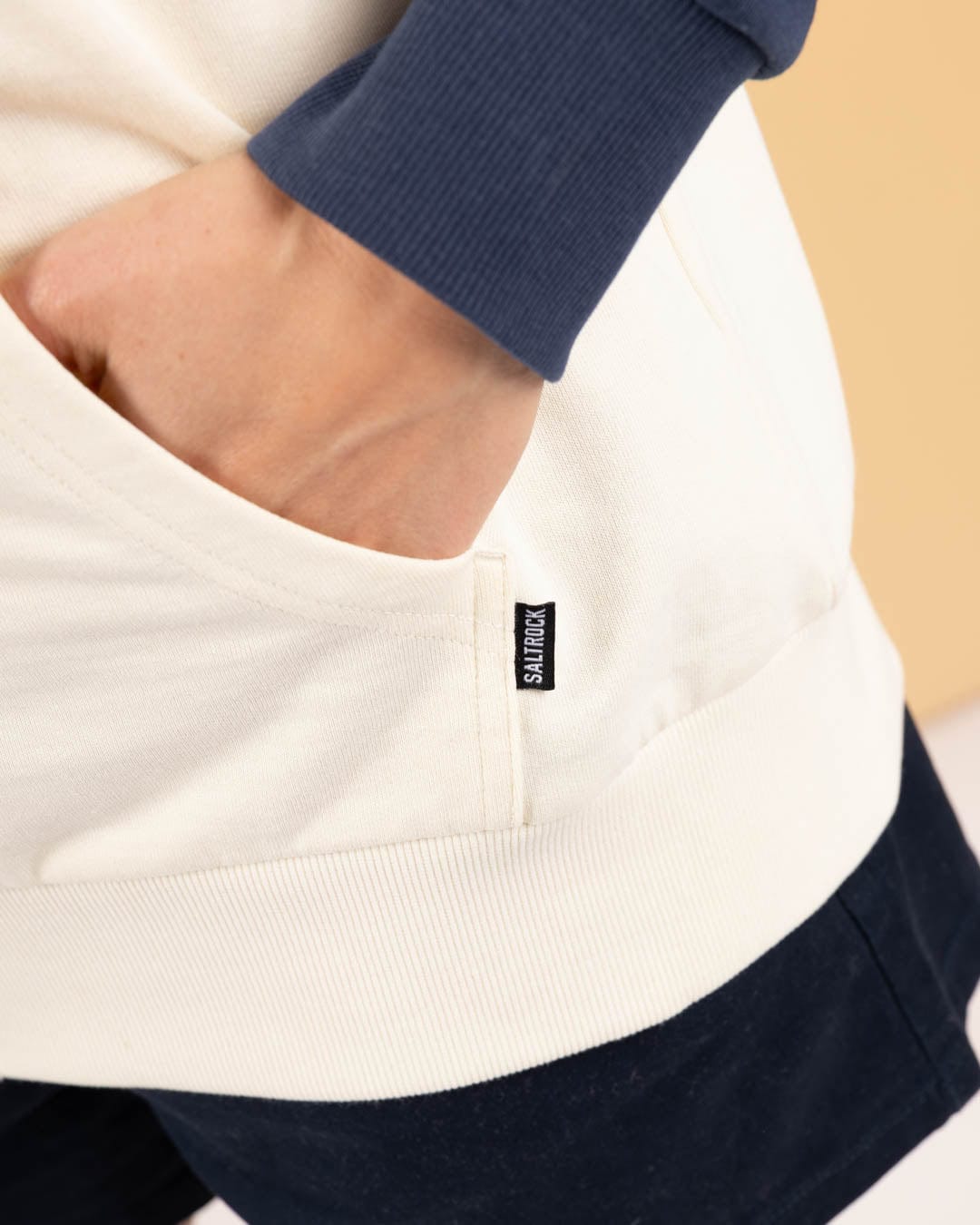 SALTROCK 'ROOTS' WOMENS ZIP HOODY - CREAM