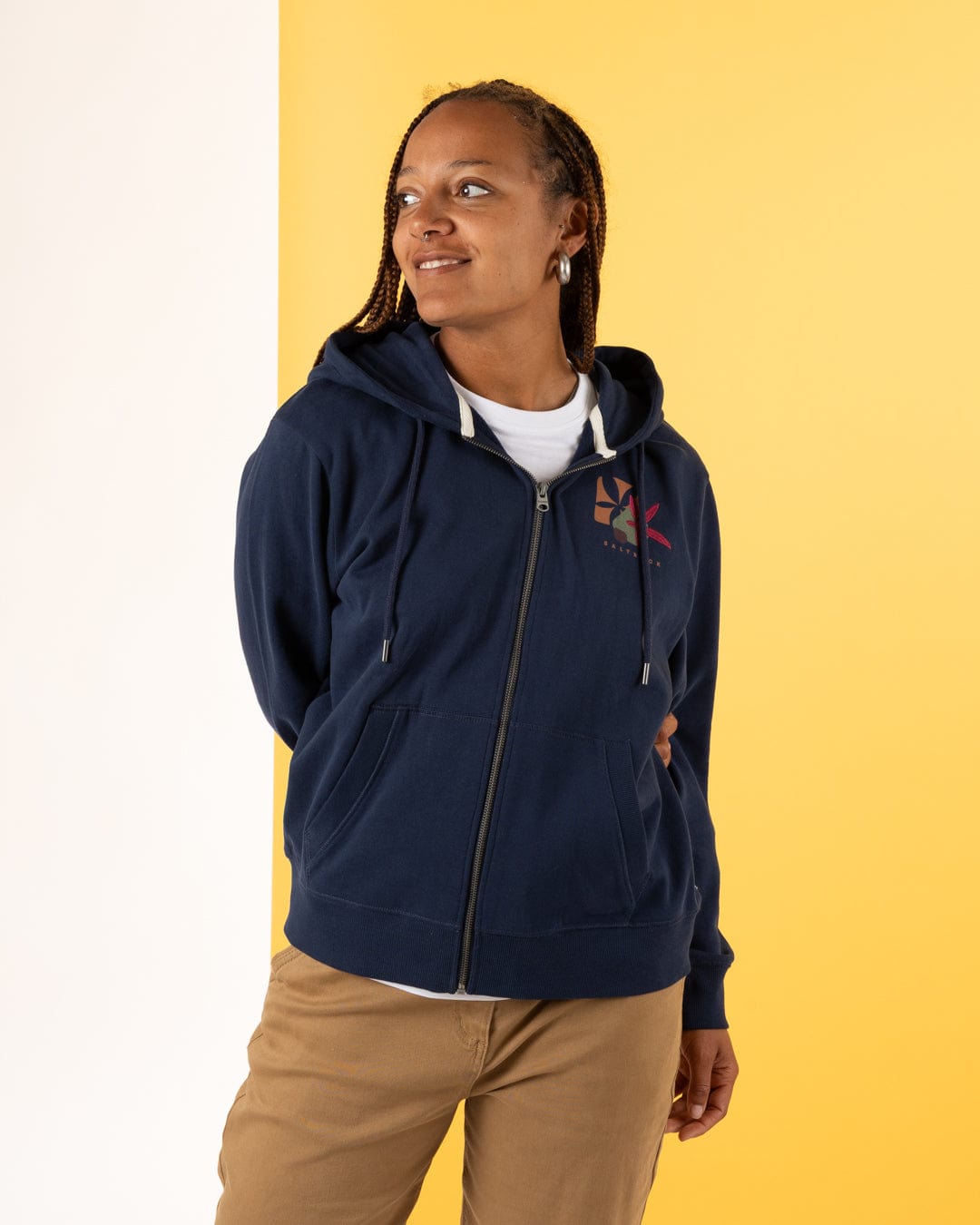 SALTROCK BALANCE WILD WOMENS ZIP HOODIE