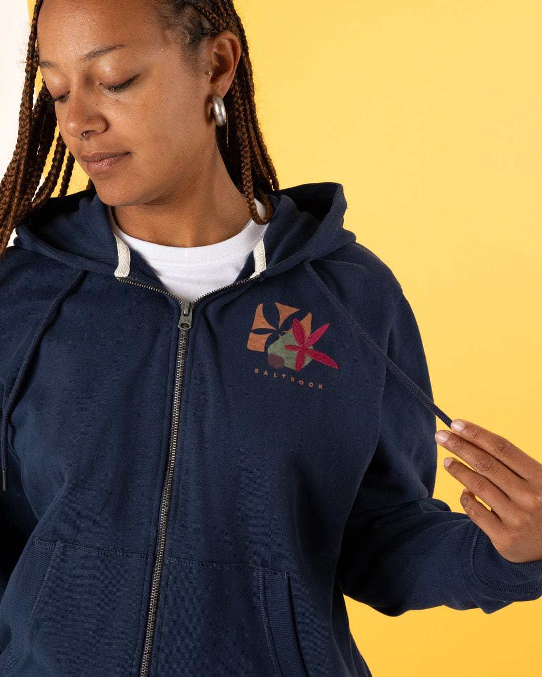 SALTROCK BALANCE WILD WOMENS ZIP HOODIE