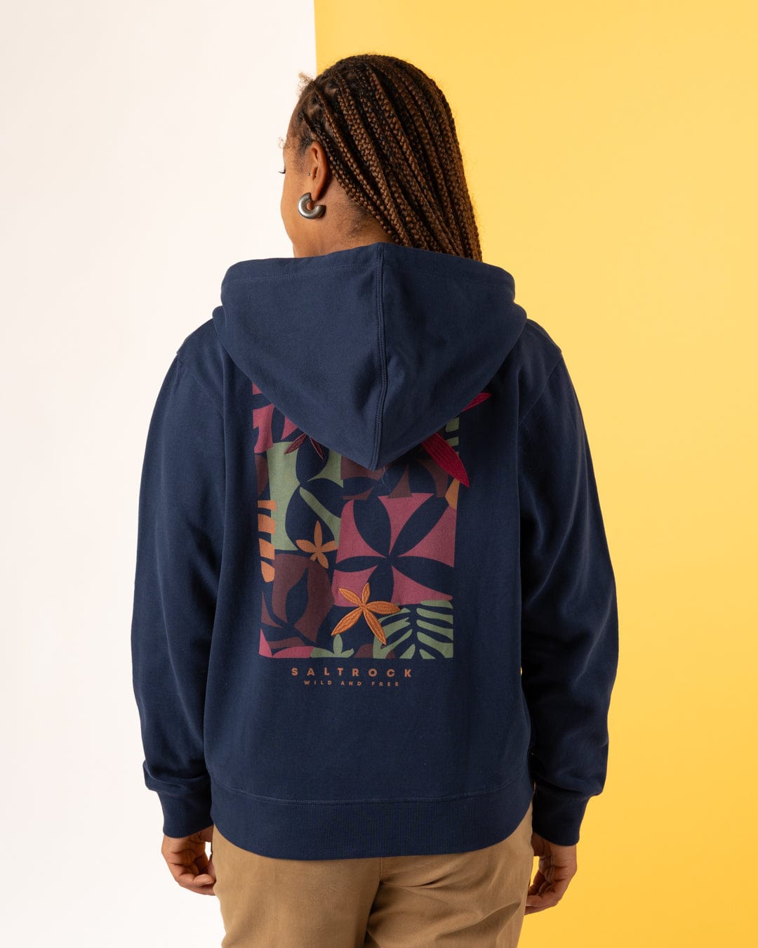 SALTROCK BALANCE WILD WOMENS ZIP HOODIE