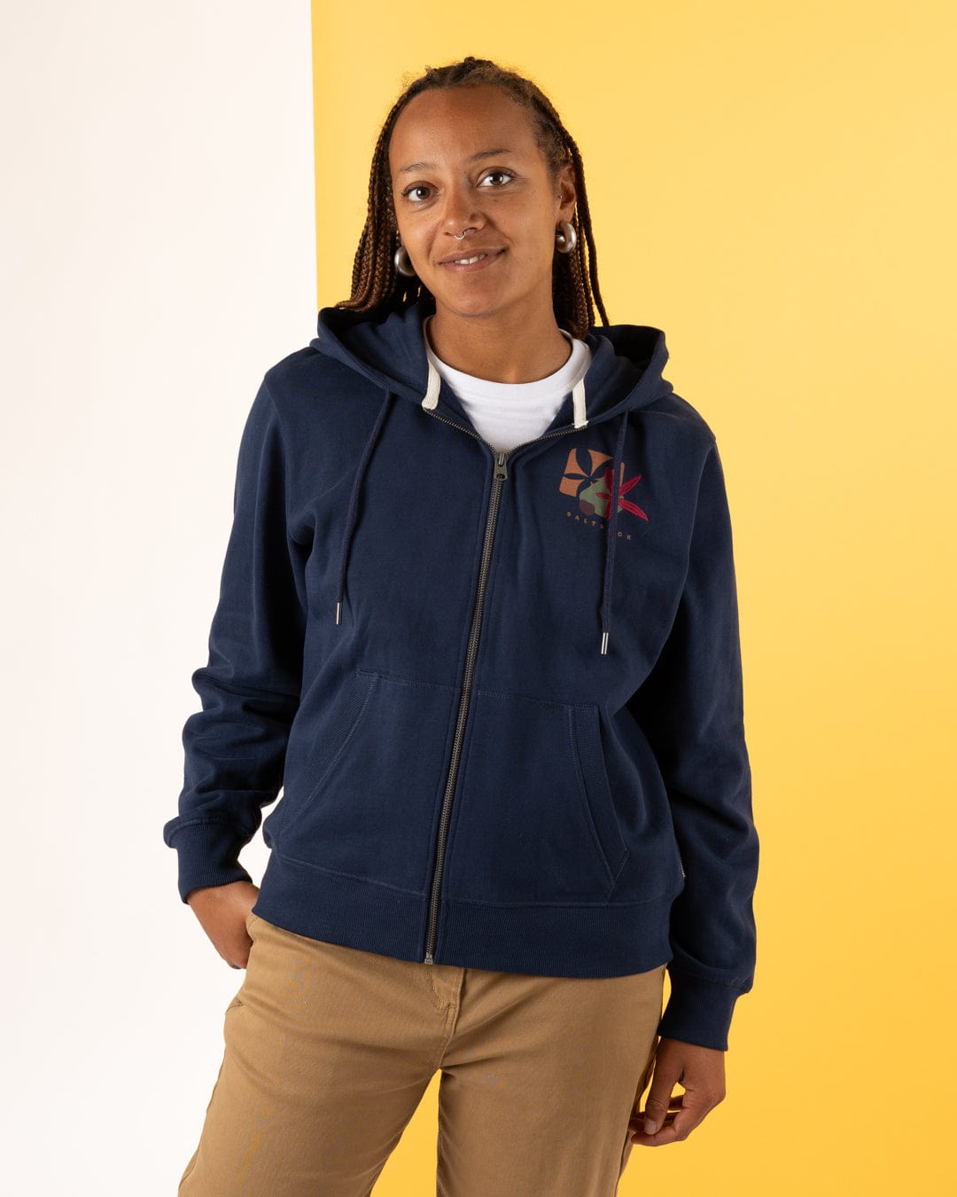 SALTROCK BALANCE WILD WOMENS ZIP HOODIE