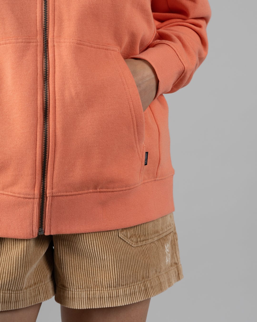 SALTROCK 'MANTRA' WOMENS ZIP HOODY - CORAL