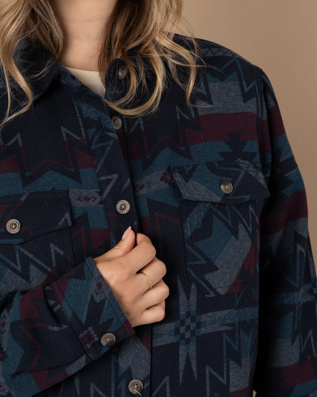 SALTROCK STELLA AZTEC WOMENS SHACKET