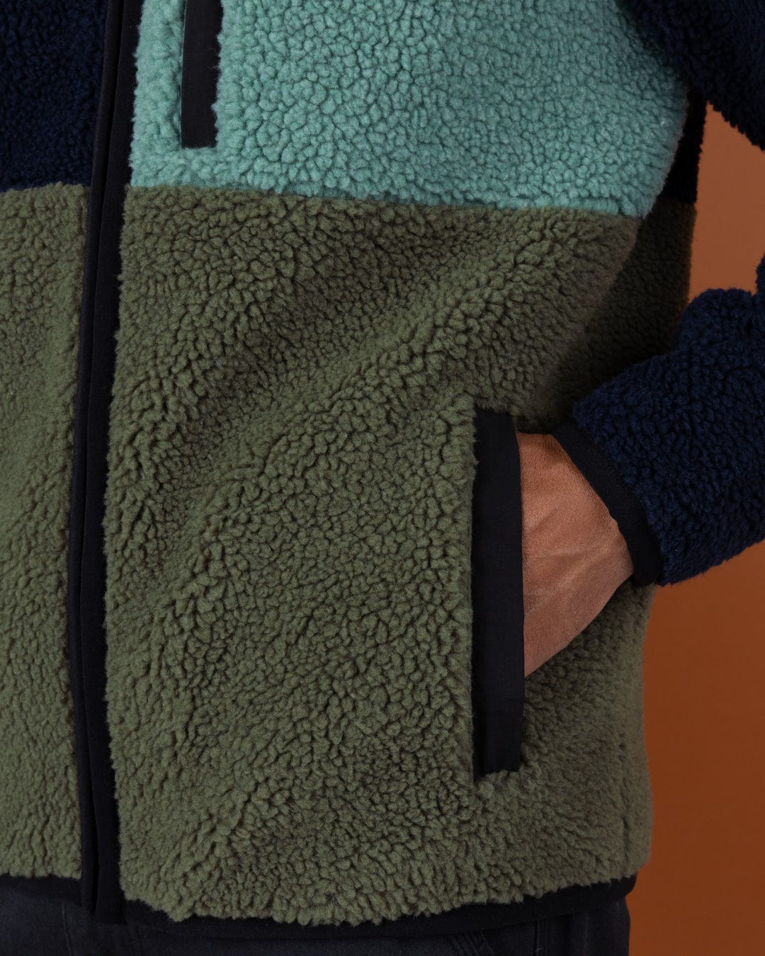 SALTROCK WYE MENS BORG ZIP FLEECE