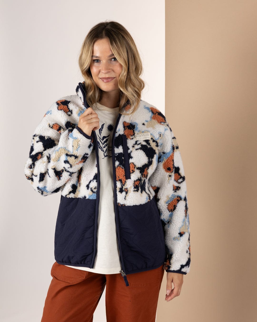 SALTROCK FOLIE WOMENS ZIP FLEECE