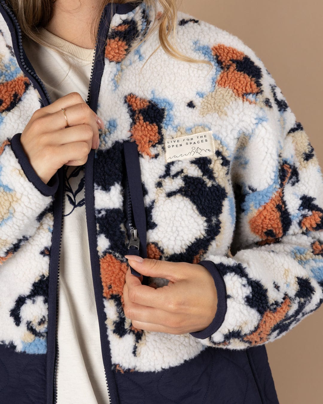 SALTROCK FOLIE WOMENS ZIP FLEECE