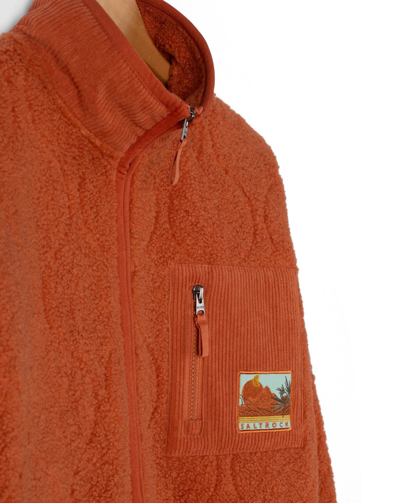 SALTROCK JARVIS WOMENS JAQUARD ZIP FLEECE