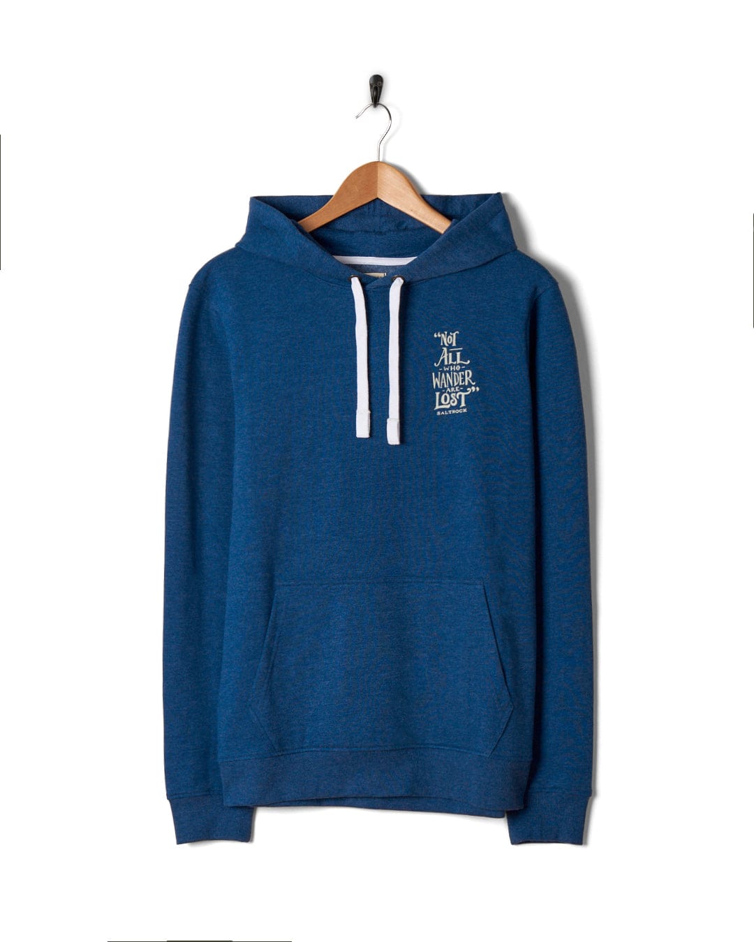 SALTROCK 'LOST SHIPS' MEN'S POP HOODIE - BLUE MARL