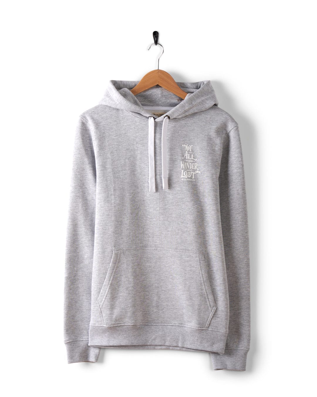 SALTROCK 'LOST SHIPS' MEN'S POP HOODIE - GREY