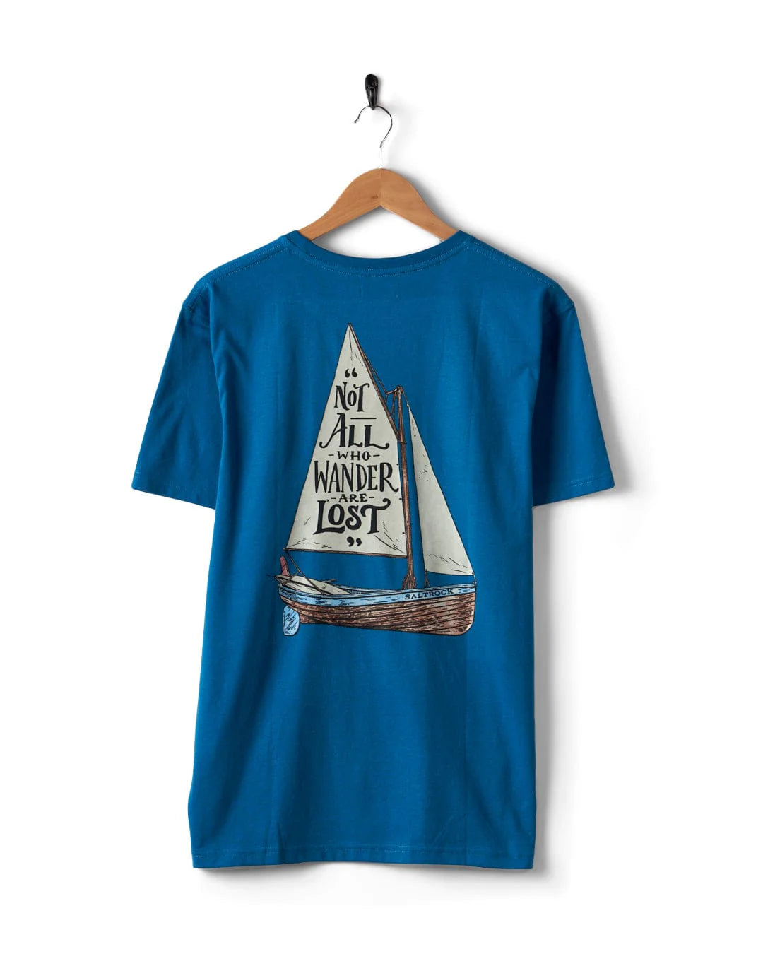 SALTROCK 'LOST SHIPS' MENS T-SHIRT - BLUE