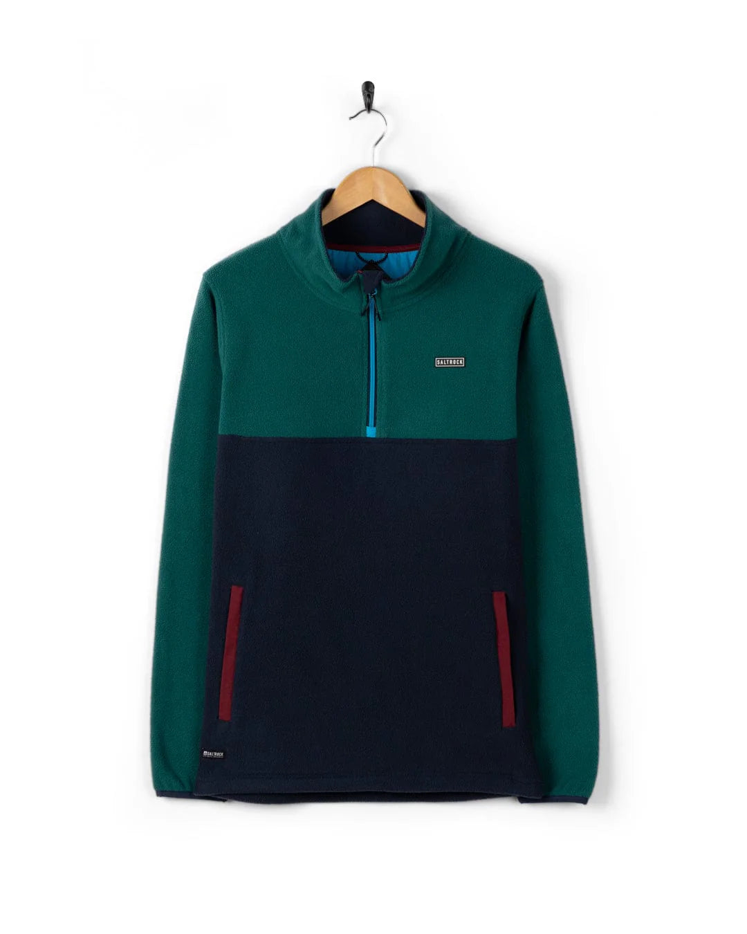 SALTROCK THEO BLOCK MENS 1/4ZIP FLEECE
