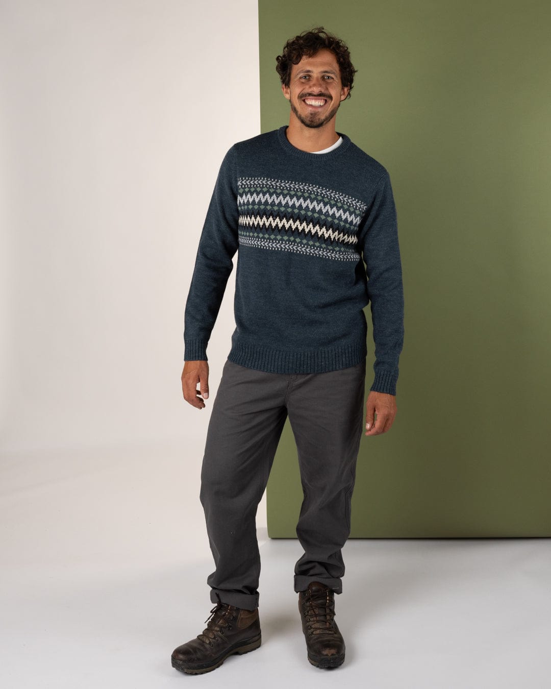 SALTROCK ROLO MENS KNITTED JUMPER