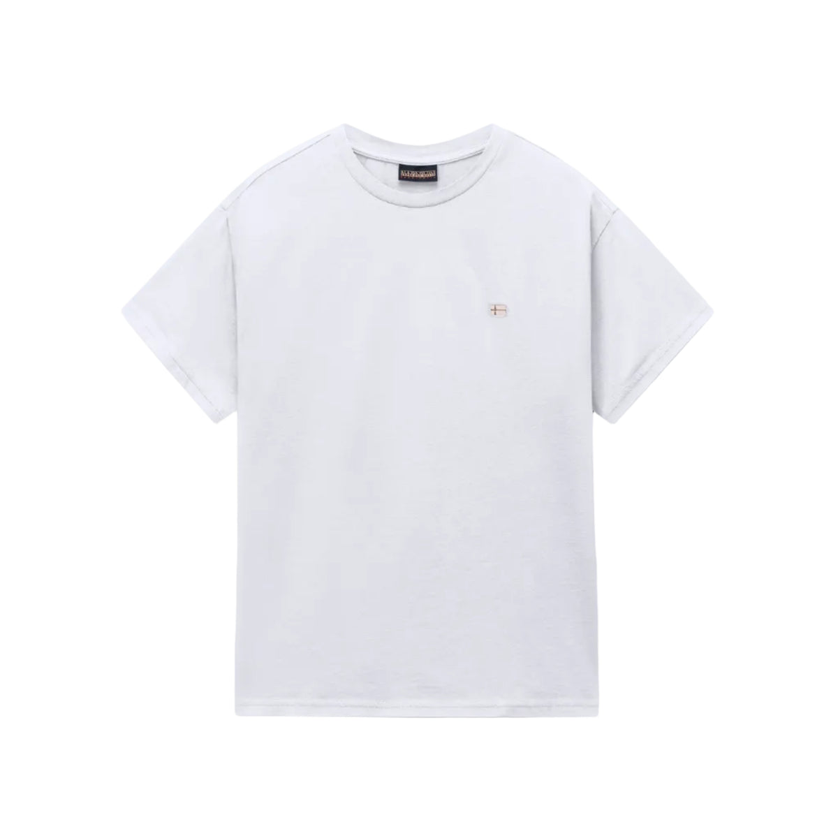 Napapijri S-Aurora Women's Short Sleeve T-Shirt - White Whisper