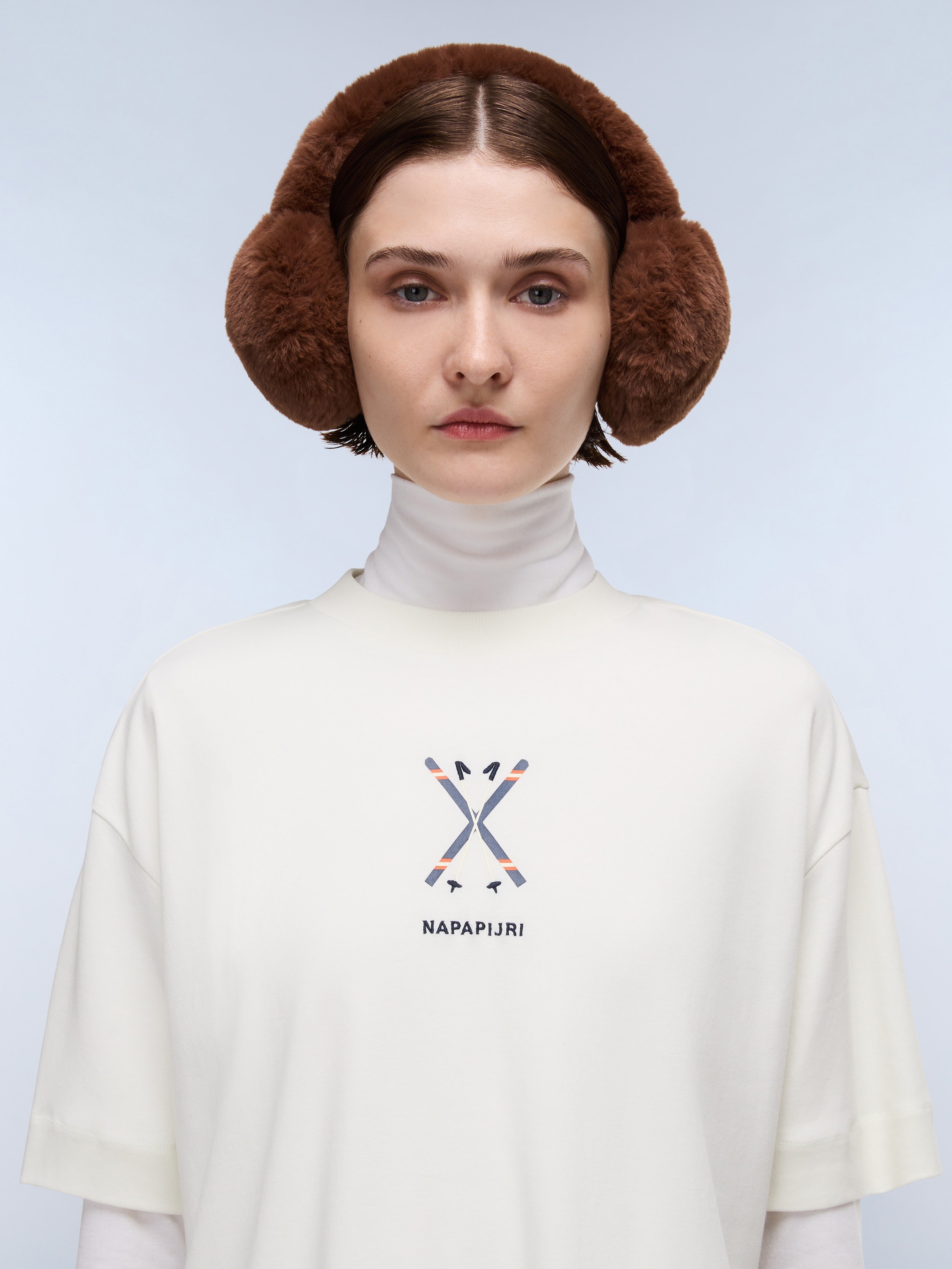 NAPAPIJRI IRTO WOMENS SHORT SLEEVE T-SHIRT - WHITE