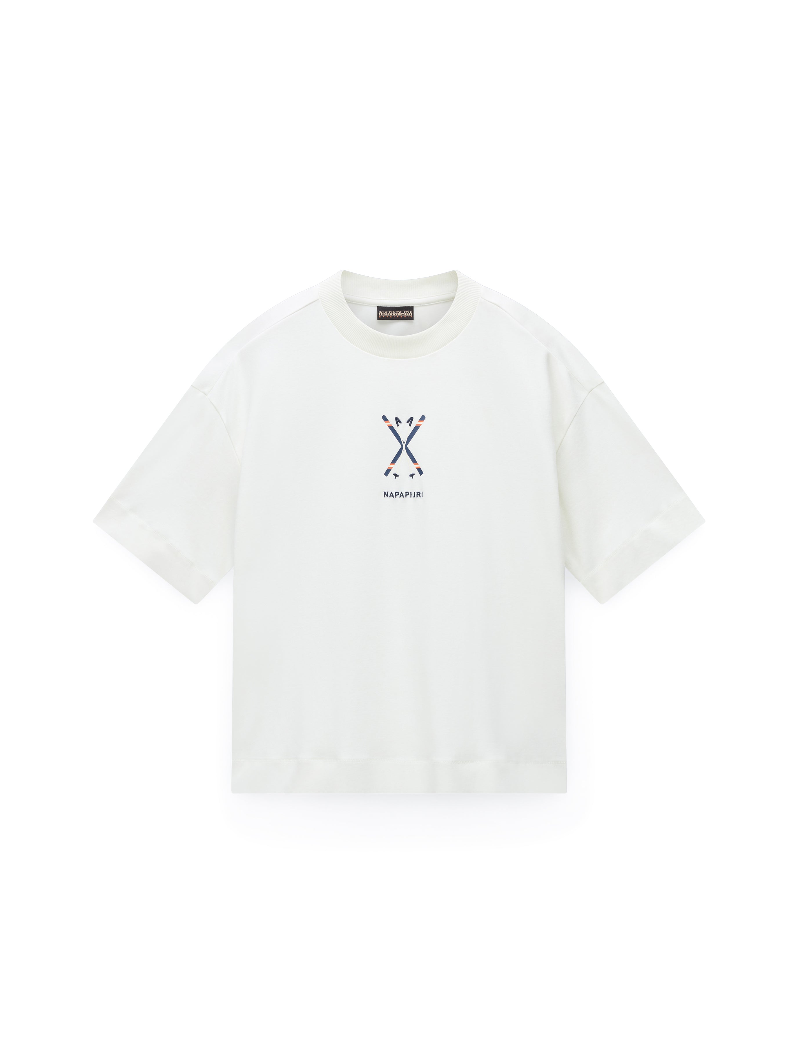 NAPAPIJRI IRTO WOMENS SHORT SLEEVE T-SHIRT - WHITE