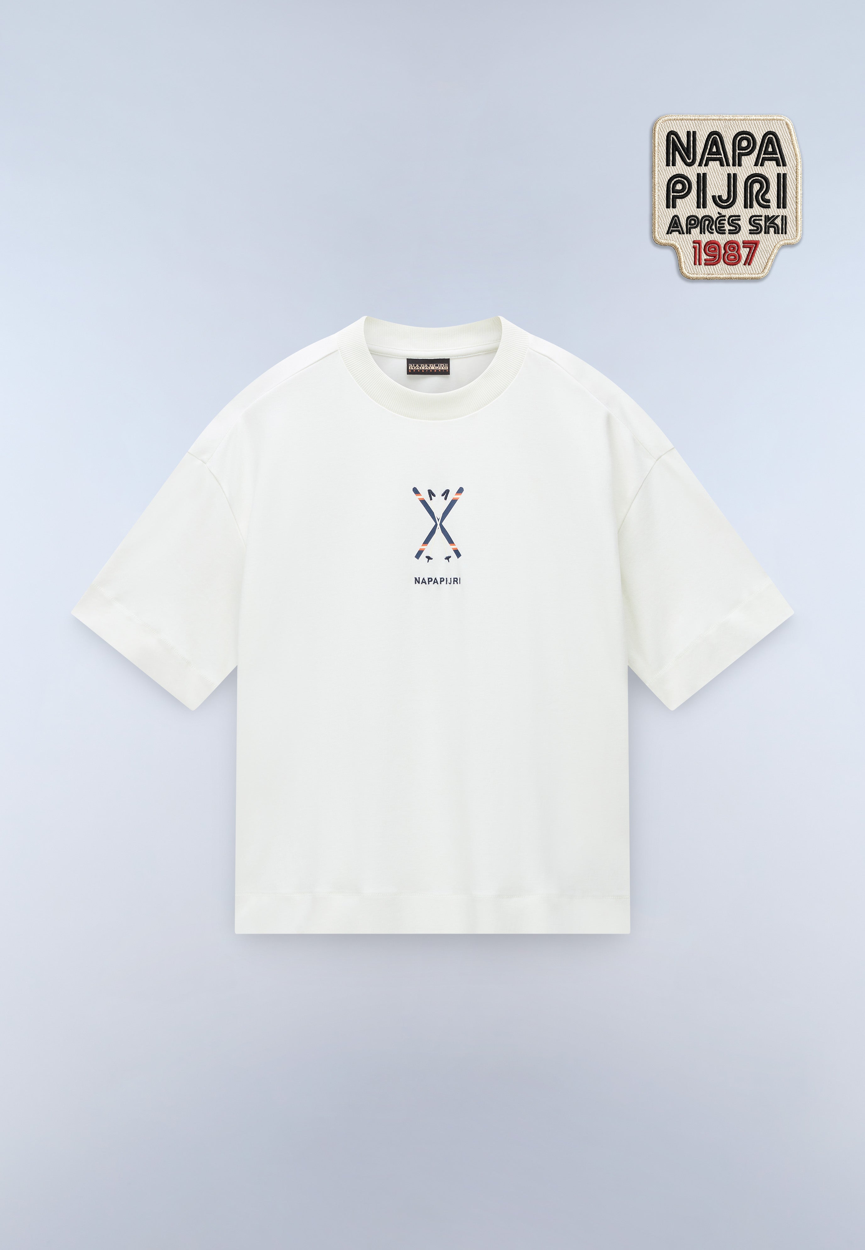 NAPAPIJRI IRTO WOMENS SHORT SLEEVE T-SHIRT - WHITE