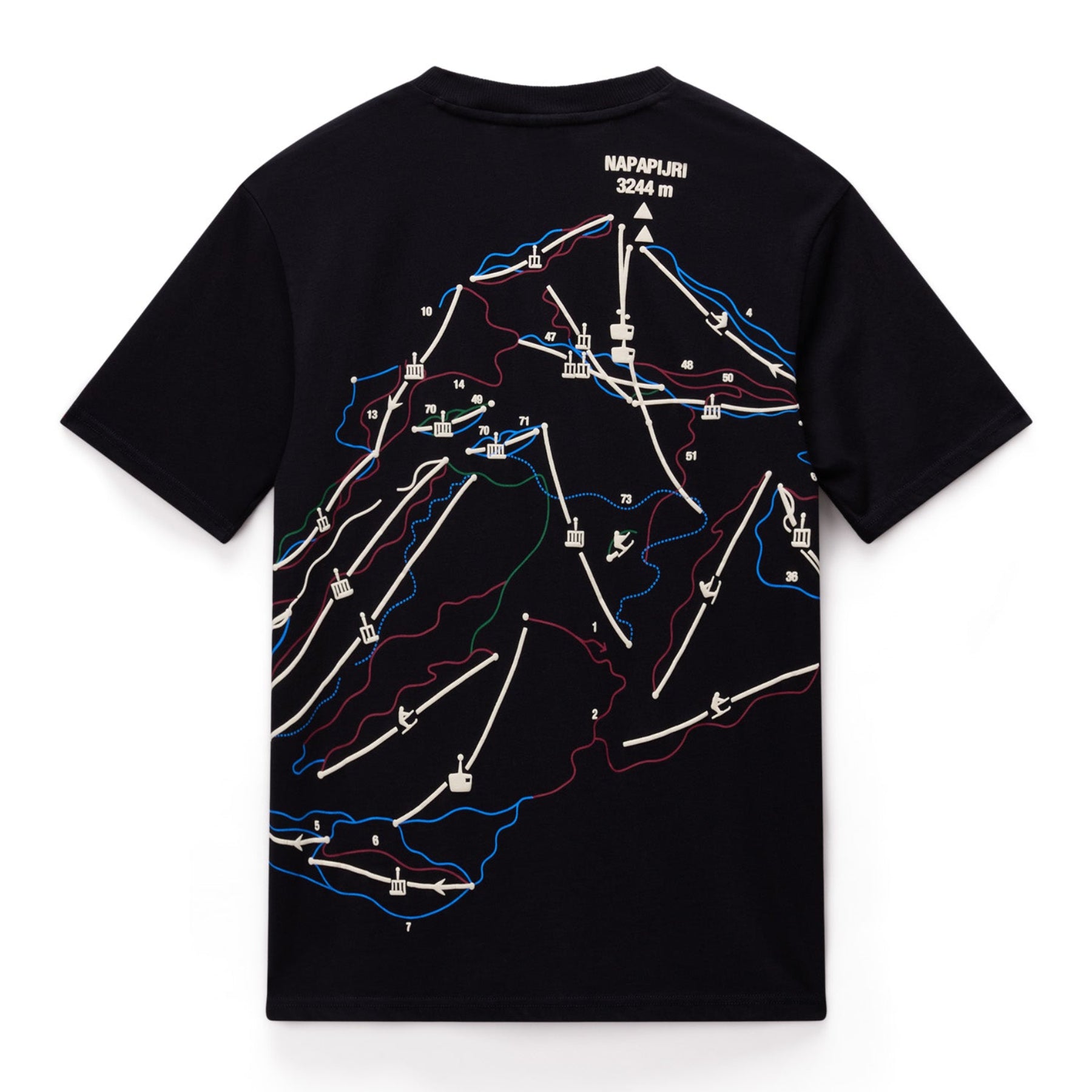 Napapijri S-Fiemme Short Sleeve T-Shirt - Black