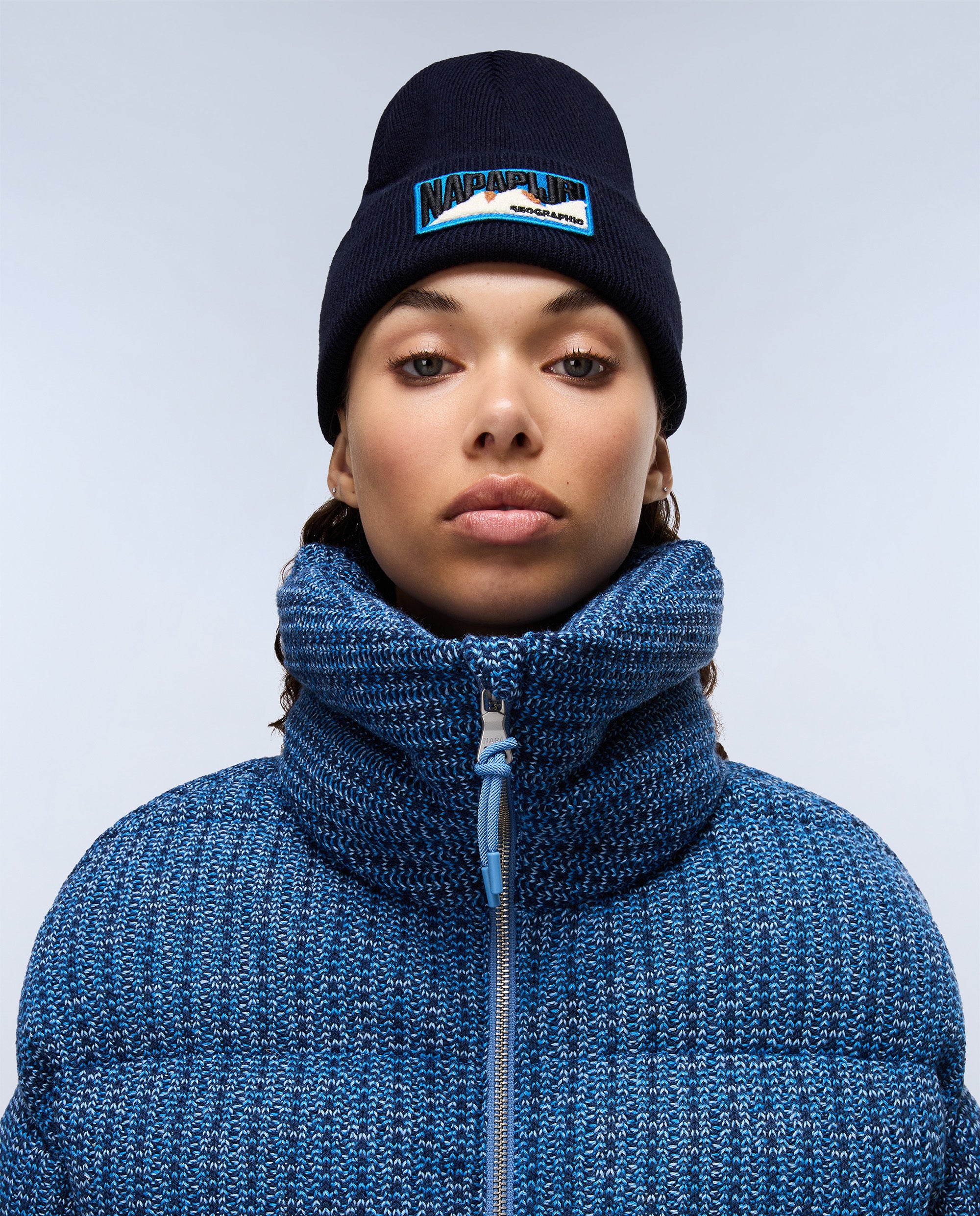 NAPAPIJRI F-MONTEPIANA BEANIE - BLU MARINE