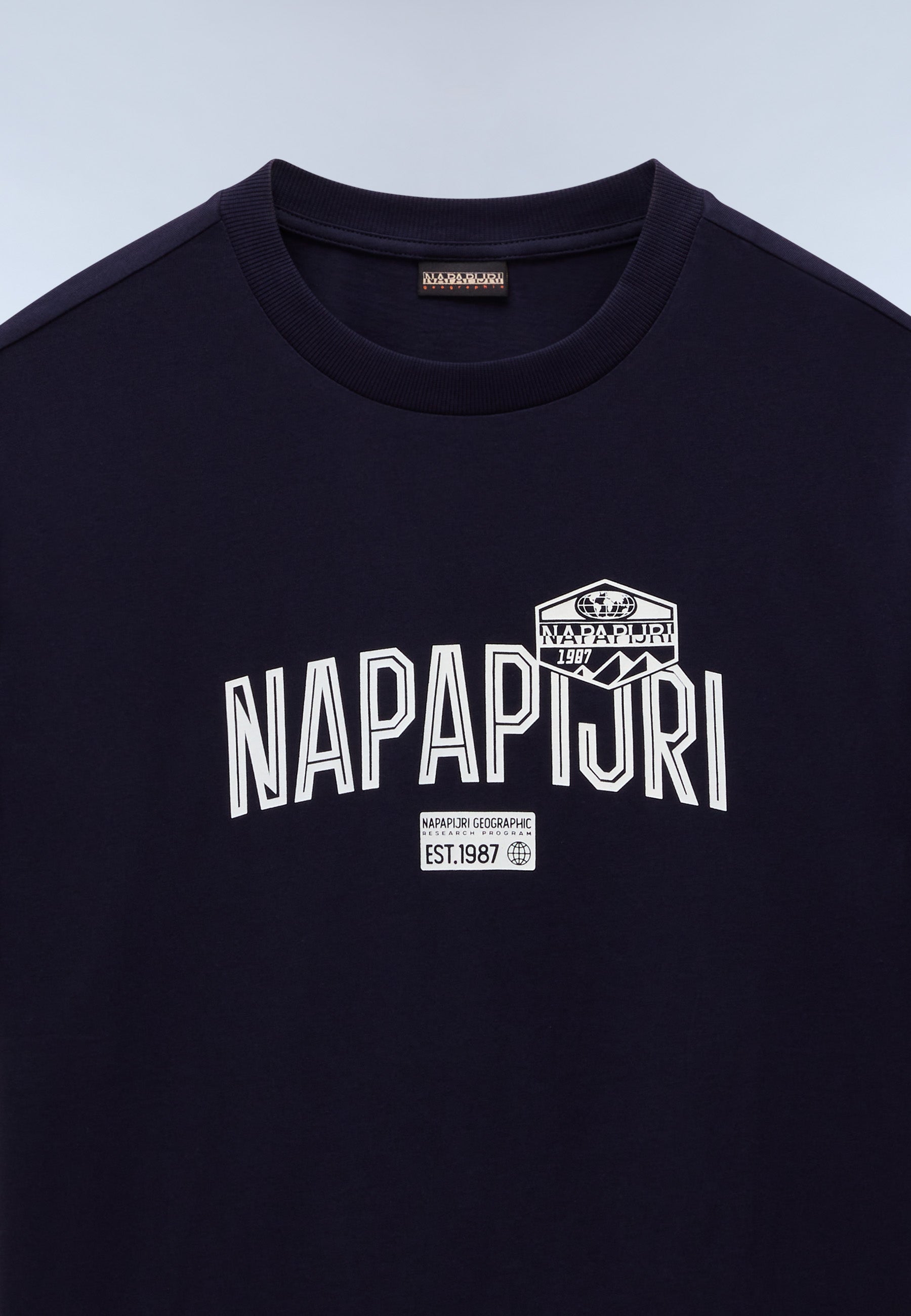 NAPAPIJRI S-FUNES SHORT SLEEVE T-SHIRT - BLUE MARINE