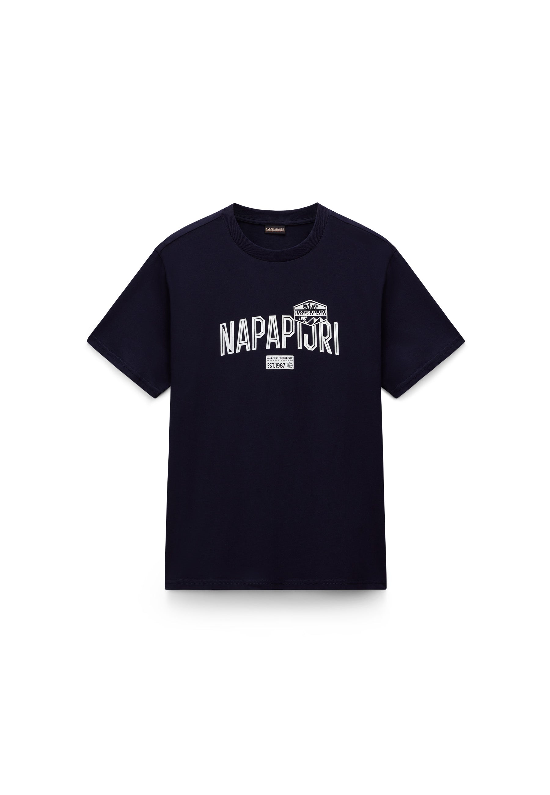 NAPAPIJRI S-FUNES SHORT SLEEVE T-SHIRT - BLUE MARINE