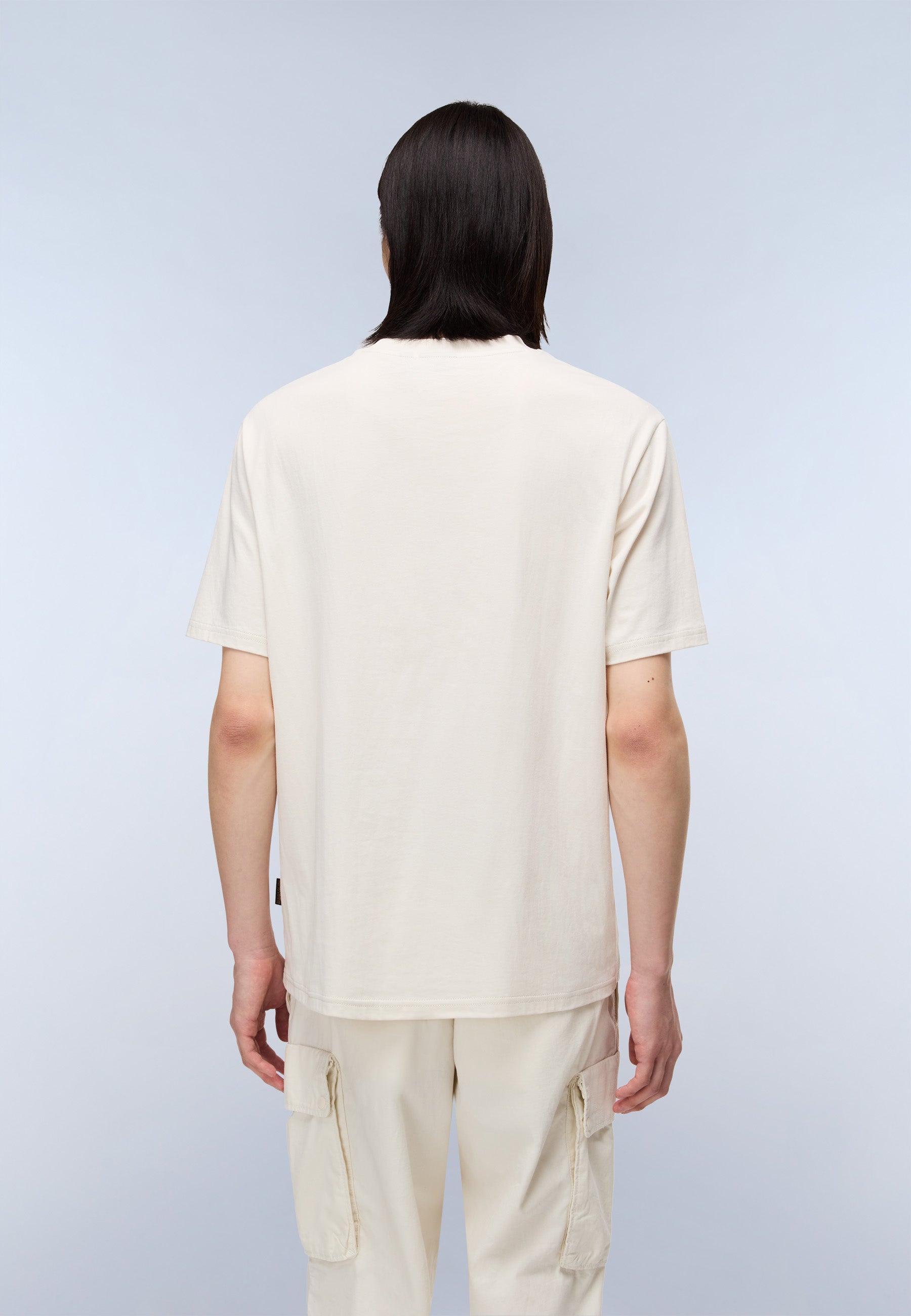 NAPAPIJRI S-FUNES SHORT SLEEVE T-SHIRT - BEIGE DIMITY