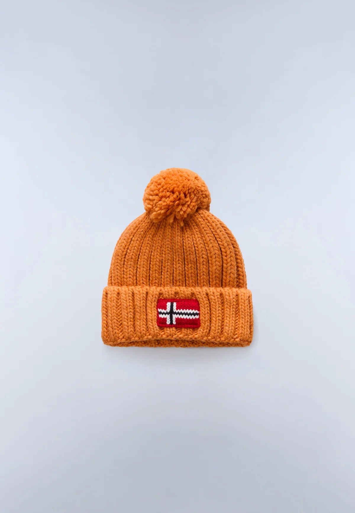 NAPAPIJRI SEMIURY WOOL BLEND BEANIE - ORANGE PUMPKIN