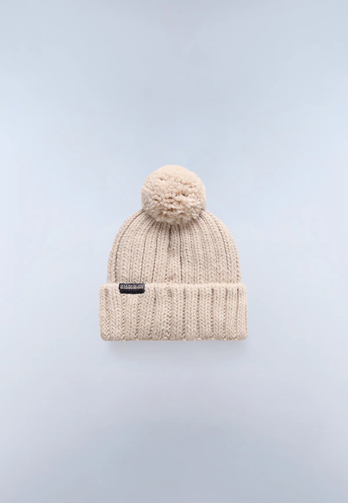 NAPAPIJRI SEMIURY WOOL BLEND BEANIE - BEIGE DIMITY