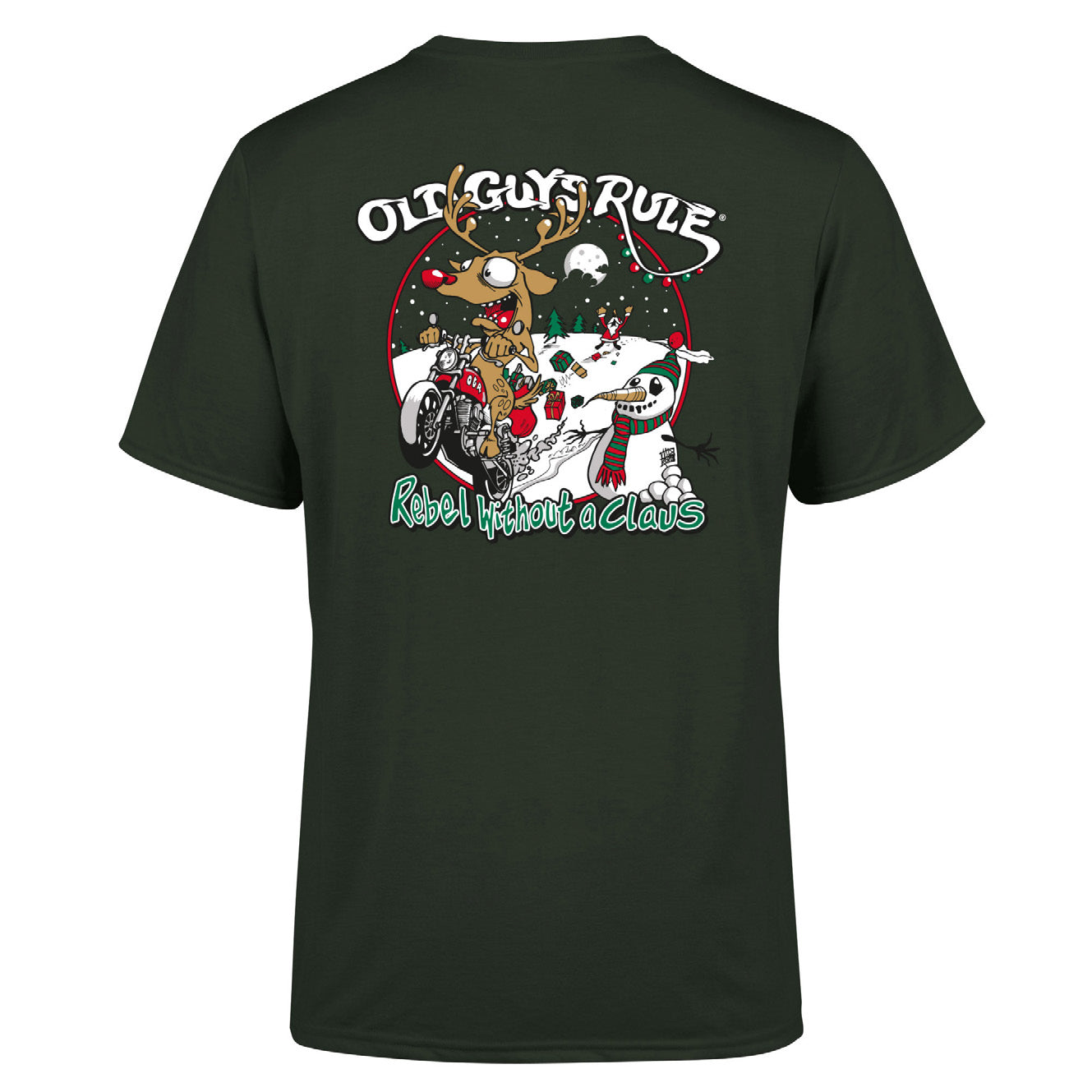 OLD GUYS RULE 'REBEL WITHOUT A CLAUSE' T-SHIRT - *LIMITED EDITION*